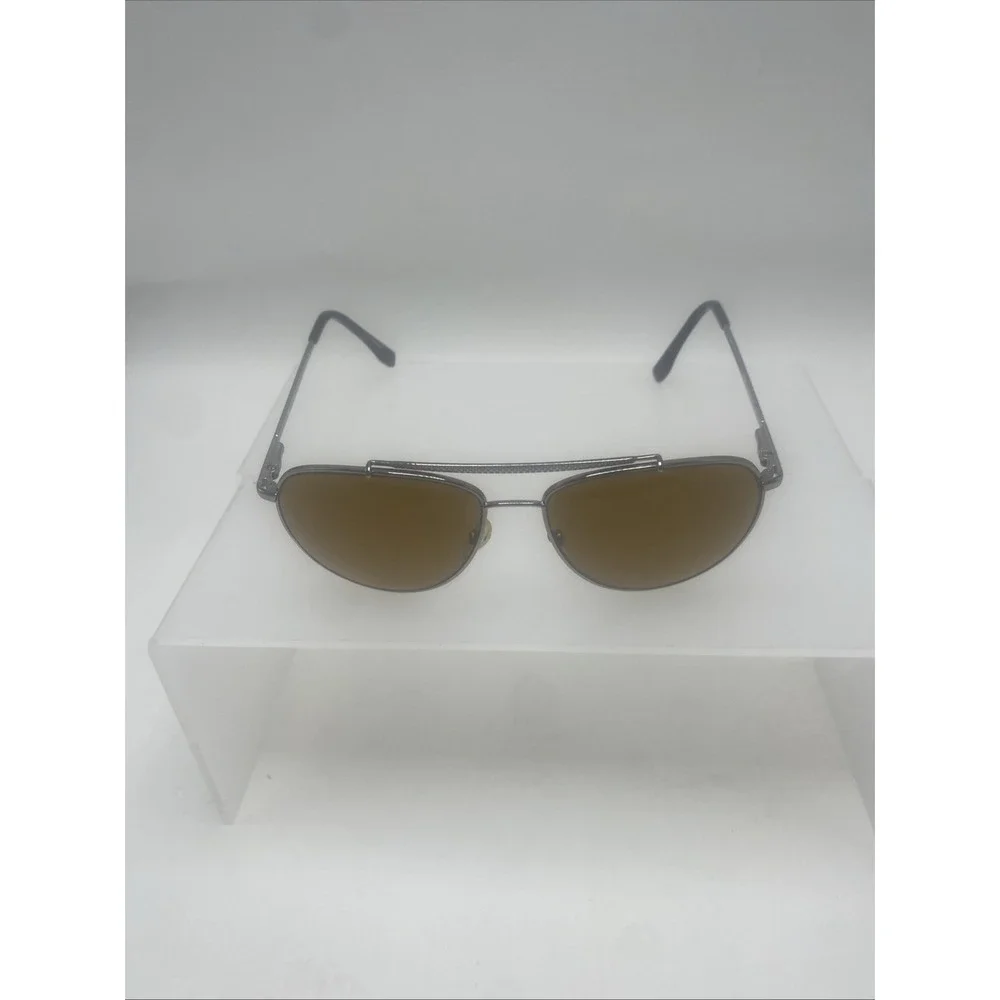 Lacoste Sunglasses FRAMES ONLY L177S 033 Aviator 57-15-140 Silver Brown 162